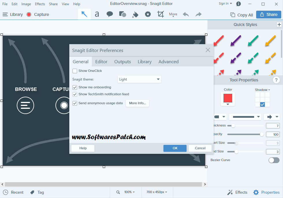 how to use snagit trim